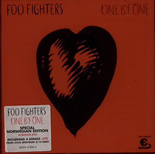 Foo Fighters One By One Norwegian 2 CD album set (Double CD) (244464)